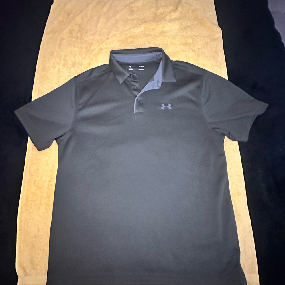 Under Armour Men's Dark Gray Polo Shirt